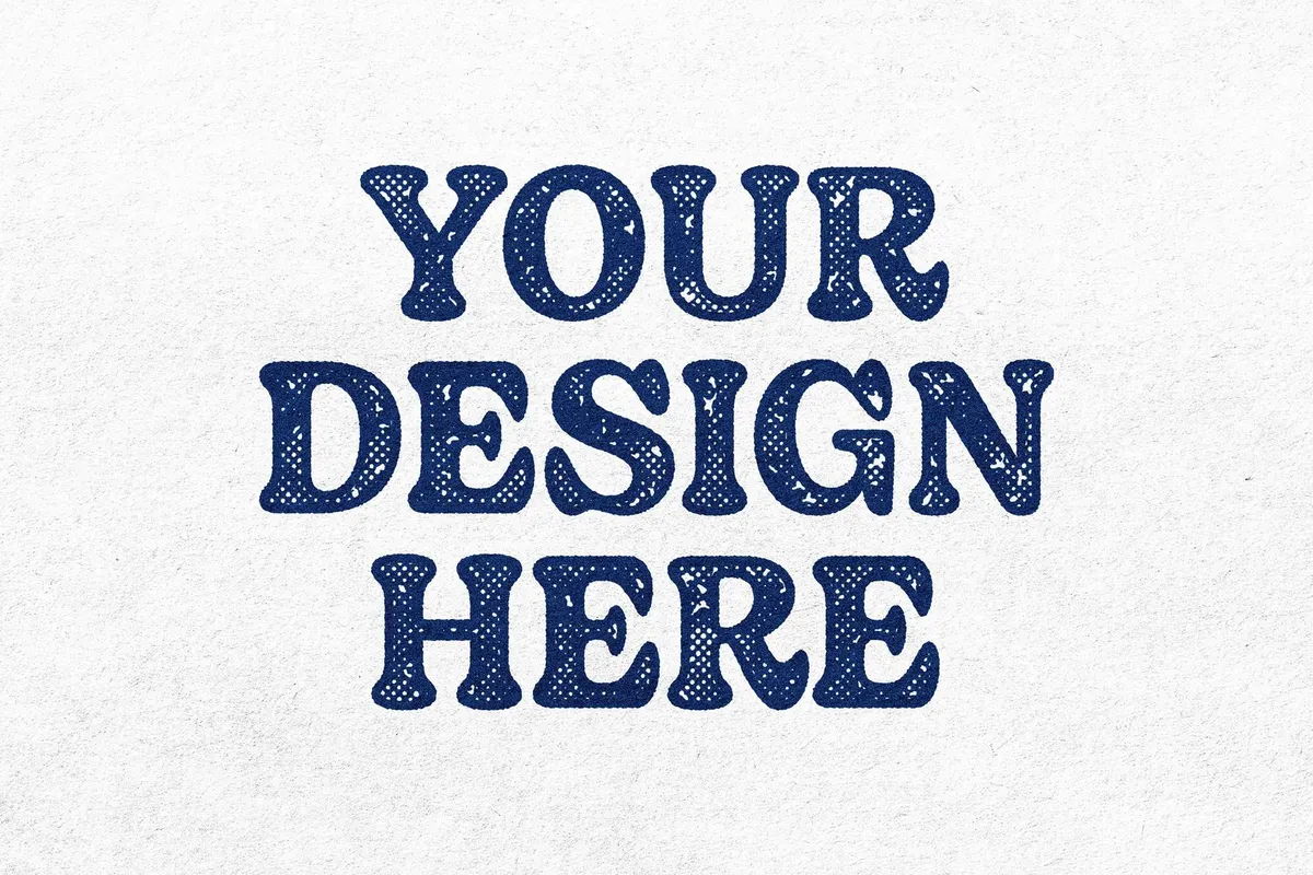 Inked Stamp Text & Logo Template