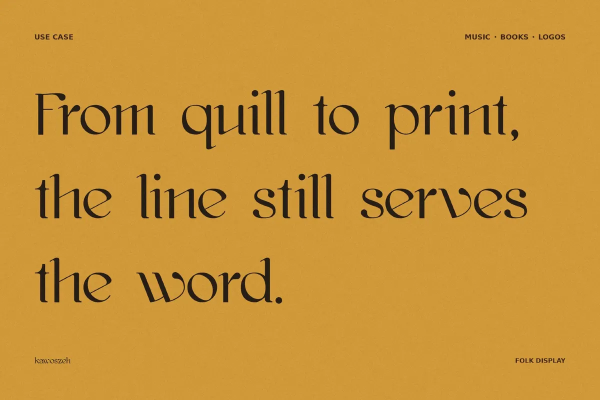 Kawoszeh - Vintage Deco Font