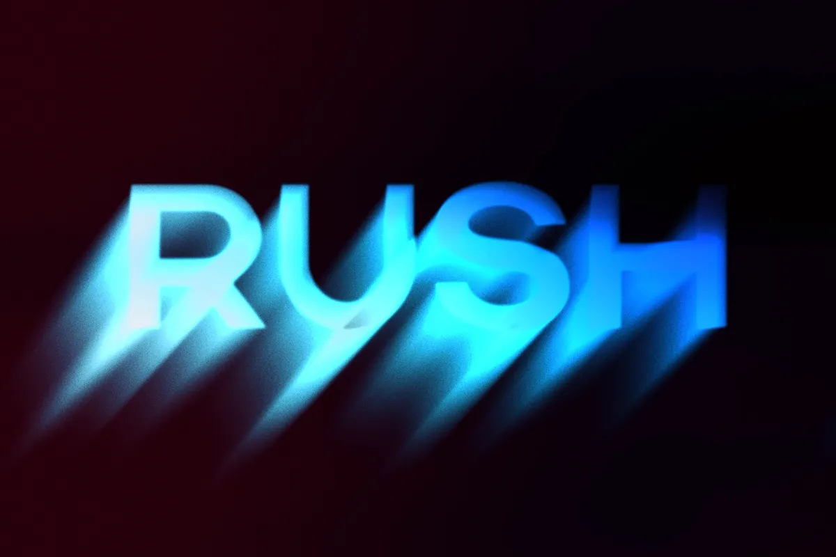 Lighting Motion Text Effect