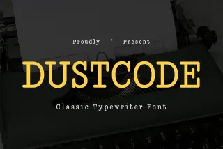 Dustcode - Classic Typewriter Font