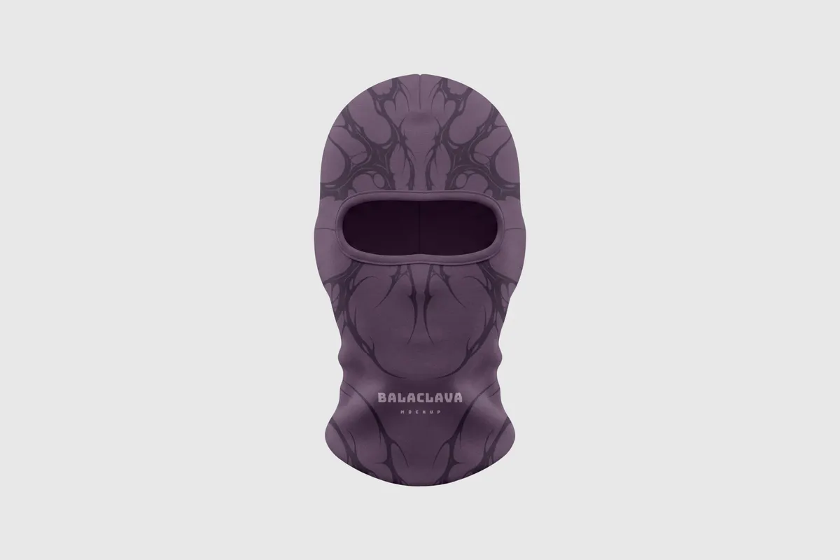 Full-Face Balaclava Mockup