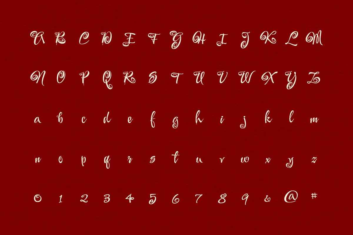 Festive — Free Script Font with Ornaments