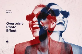 Overprint Photo Effect
