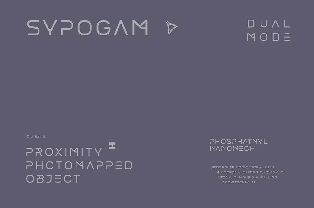 Baregx Futuristic Font