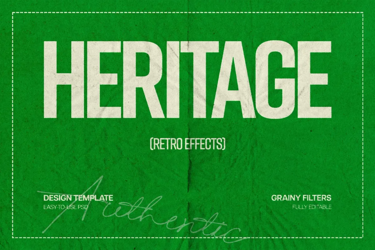Heritage: Retro Design Template