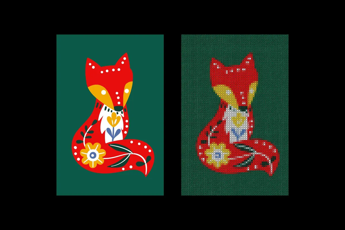 Embroidery Stitch Effect