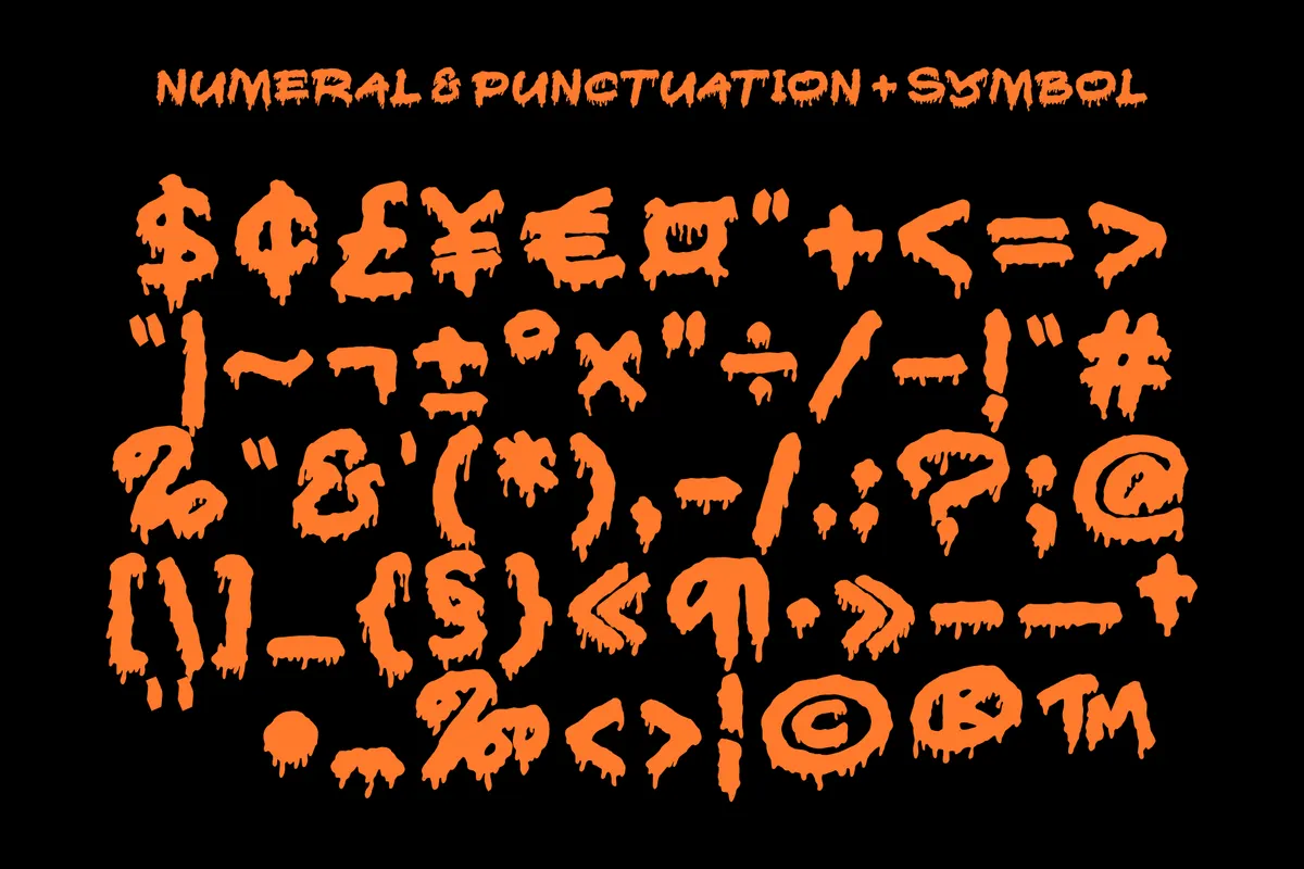 Shade Whisper - Dripping Horror Halloween Font