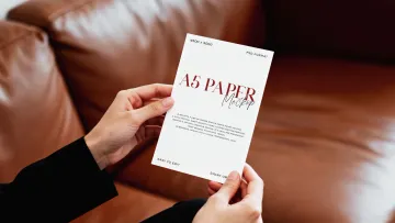 A5 Paper Mockup