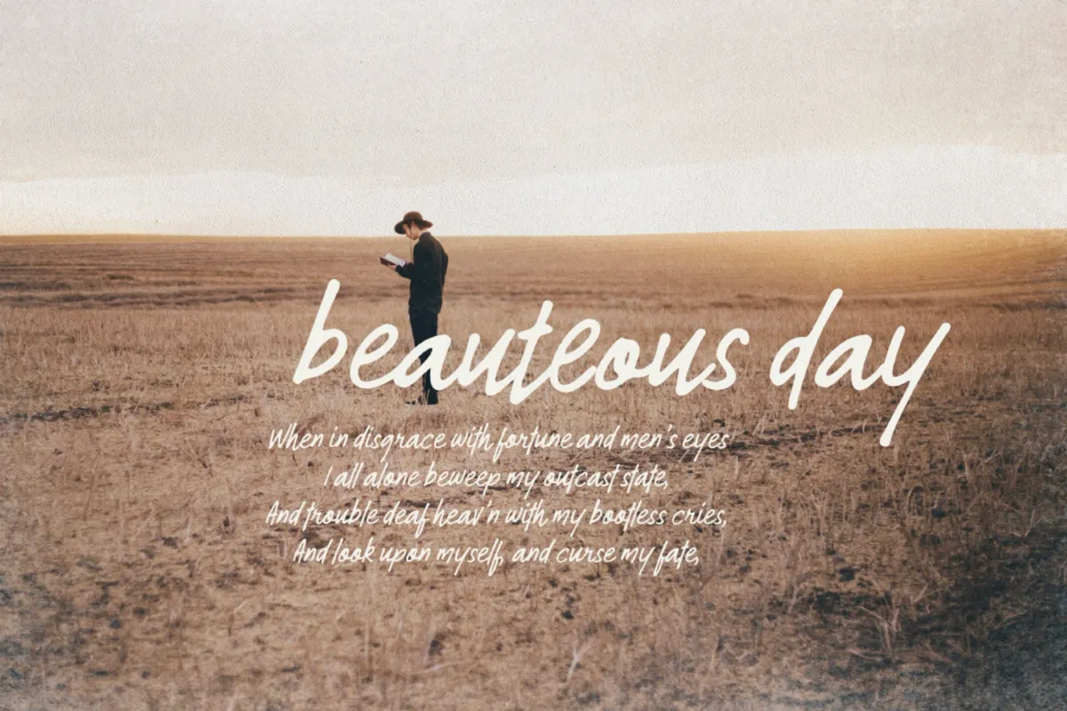 Amoretti - Handwriting Font