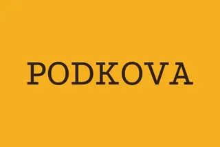 Podkova - Free Wide Slab Font