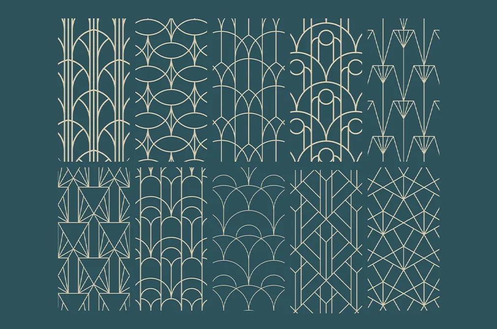 Geometric Art Deco Patterns