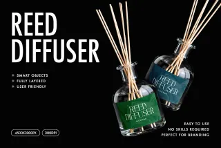 Aroma Reed Diffuser Mockup