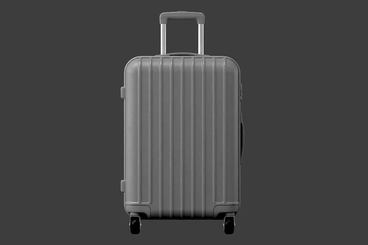 Travel Suitcase Mockup