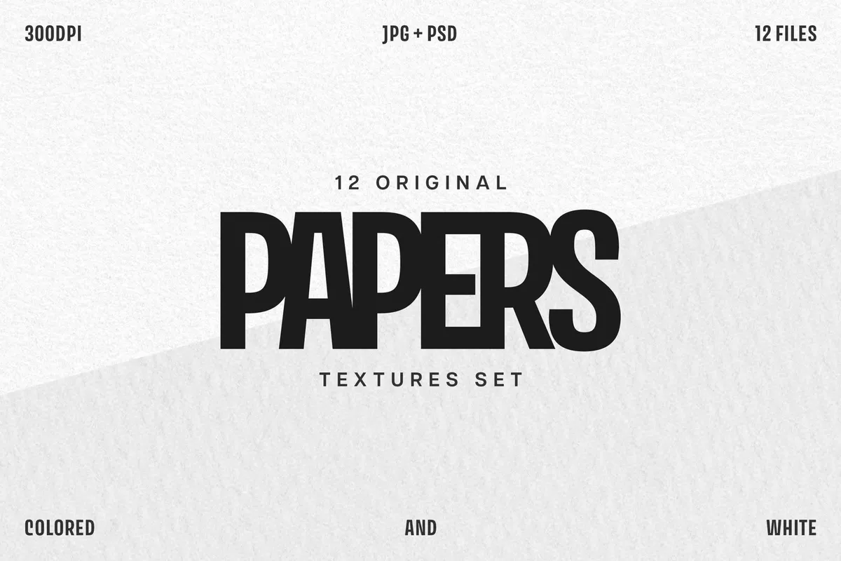 Subtle Paper Textures Collection