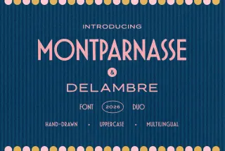 Montparnasse & Delambre: Art Deco Font Duo