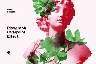Risograph Double Exposure Effect