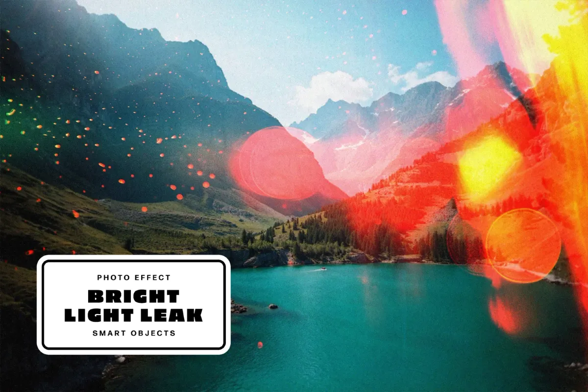 Bright Light Leak Photo Effect