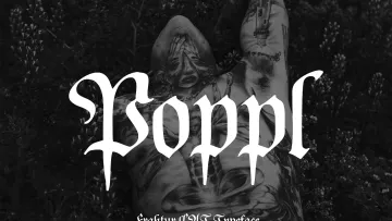 Poppl Fraktur CAT — Gothic Font