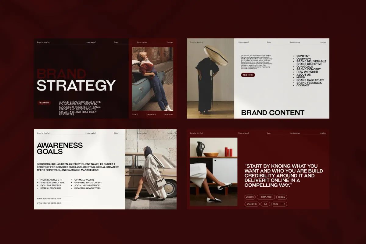 Brand Strategy Presentation Template