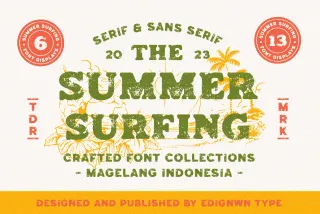 Summer Surfing - Display Font