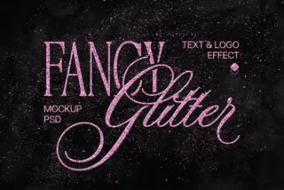 Glam Glitter Text & Logo Effect