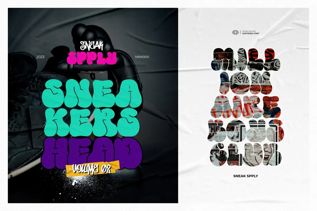 Whoopie Sunday — Bubble Graffiti Font