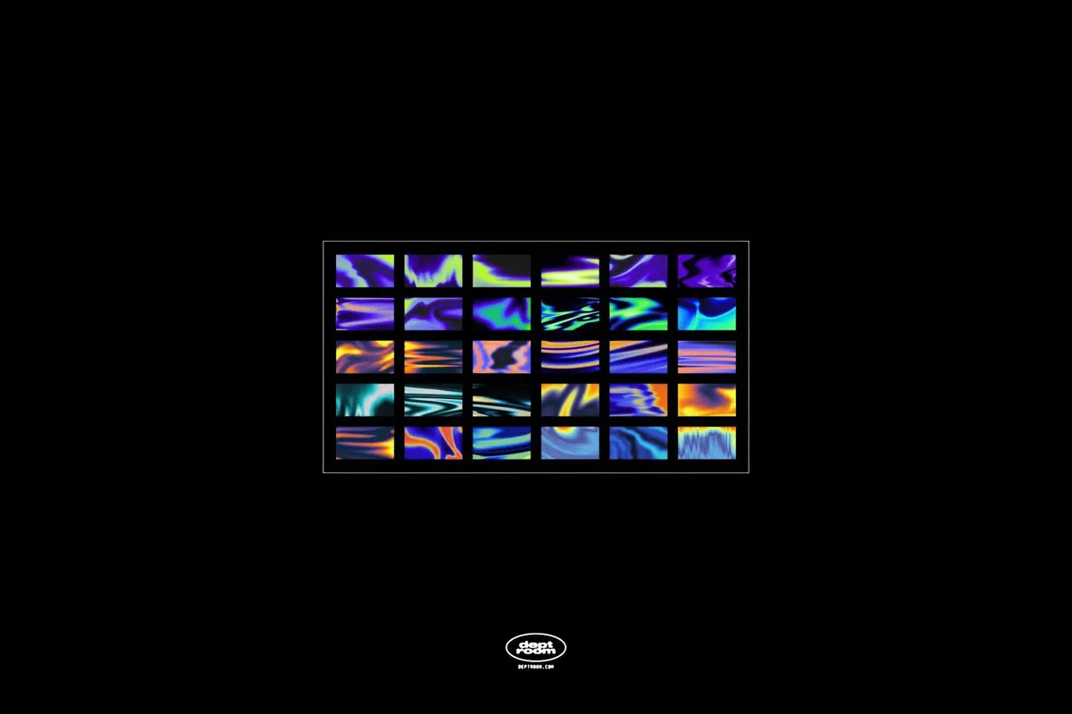 Abstract Grainy Gradient Textures