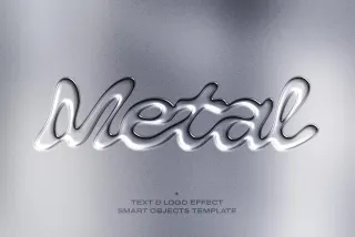 Metal Emboss Text Effect