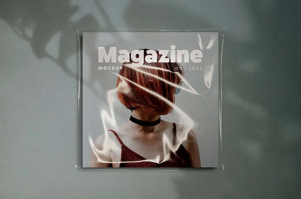 Square Magazine Mockup