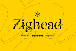 Zighead Display Font