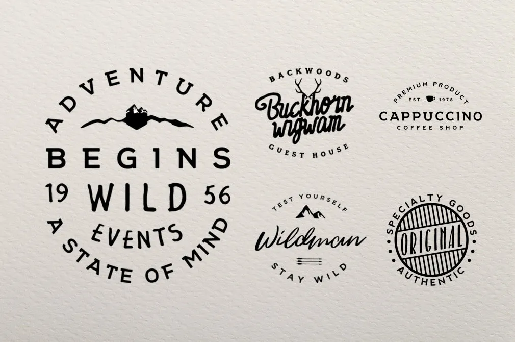 Retro Badges Templates