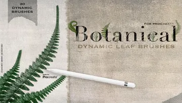 Botanical Greenery Procreate Brushes