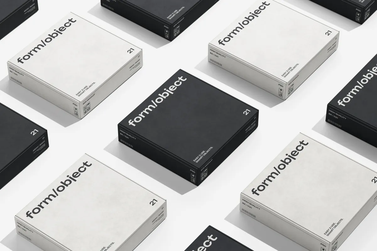 50-in-1 Box Mockup Bundle