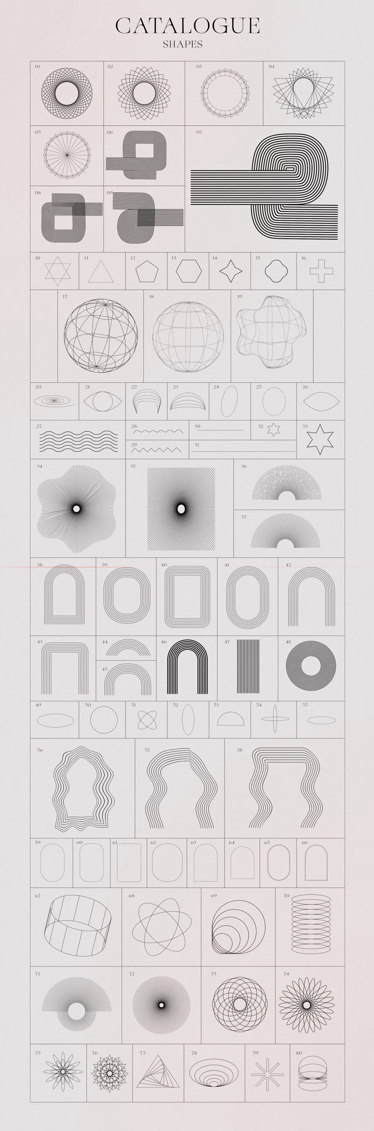 GRADIENTS: Lines & Shapes Collection