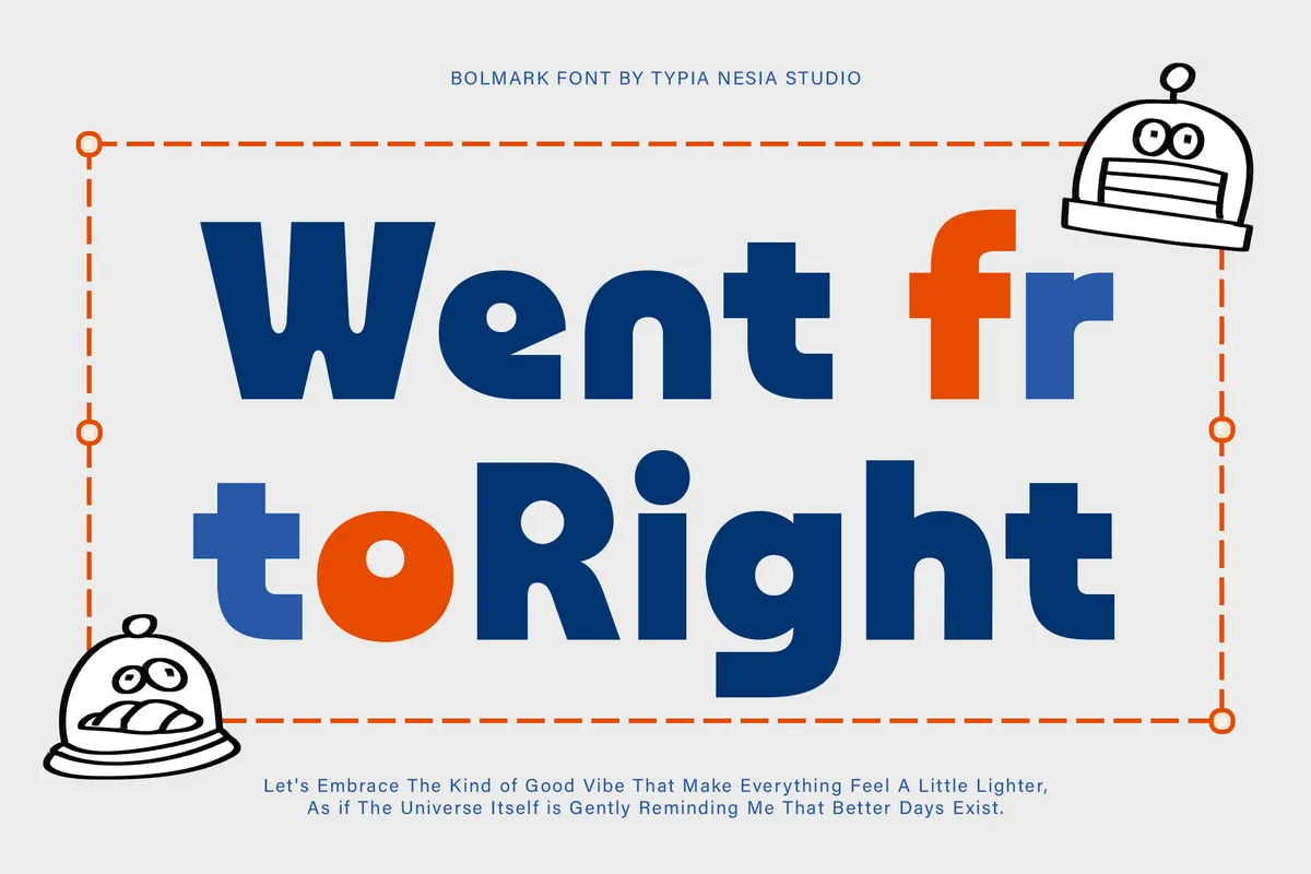 Bolmark - Bold Rounded Sans Serif Display Font