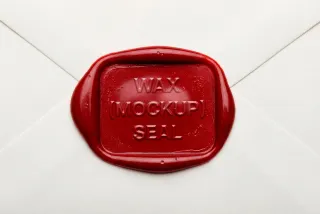 Wax Seal Mockup