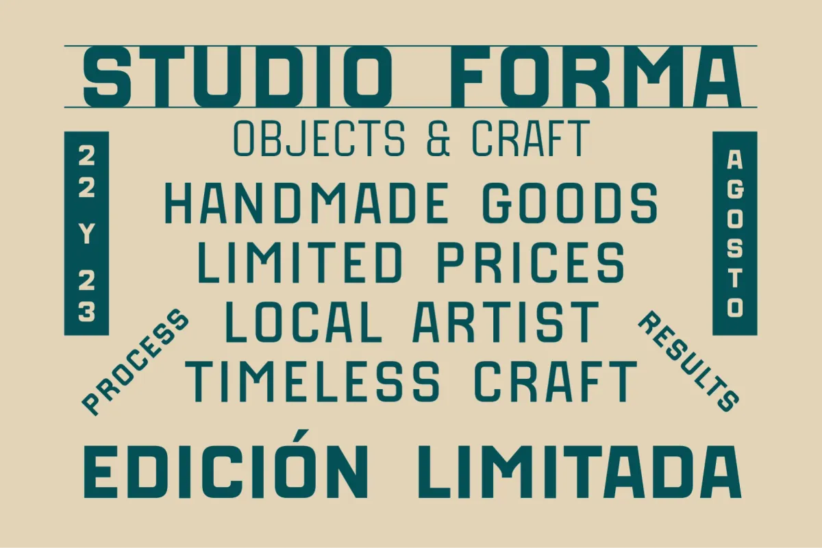 SFC Rimowa - Geometric Sans Font Family