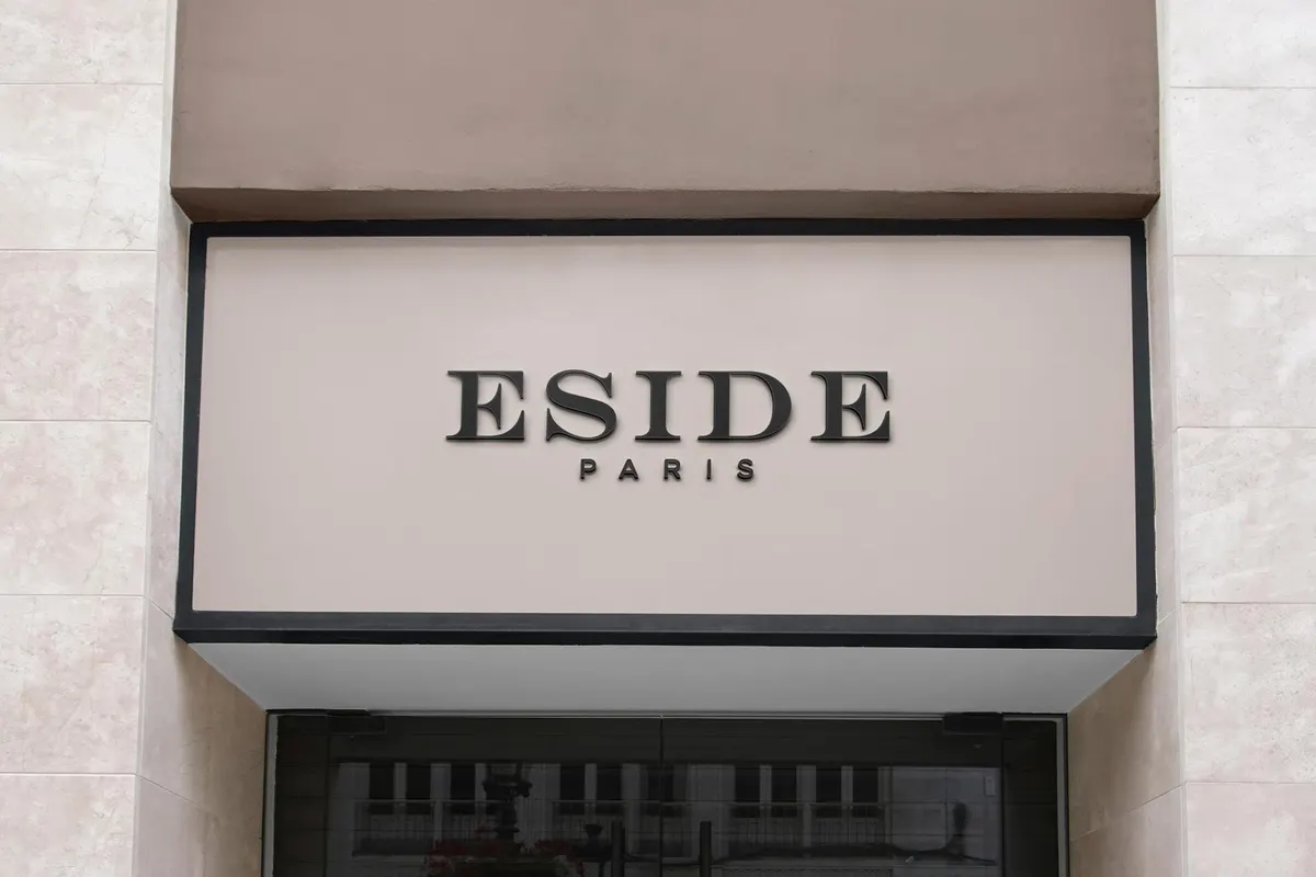 Modern Facade Sign Mockup