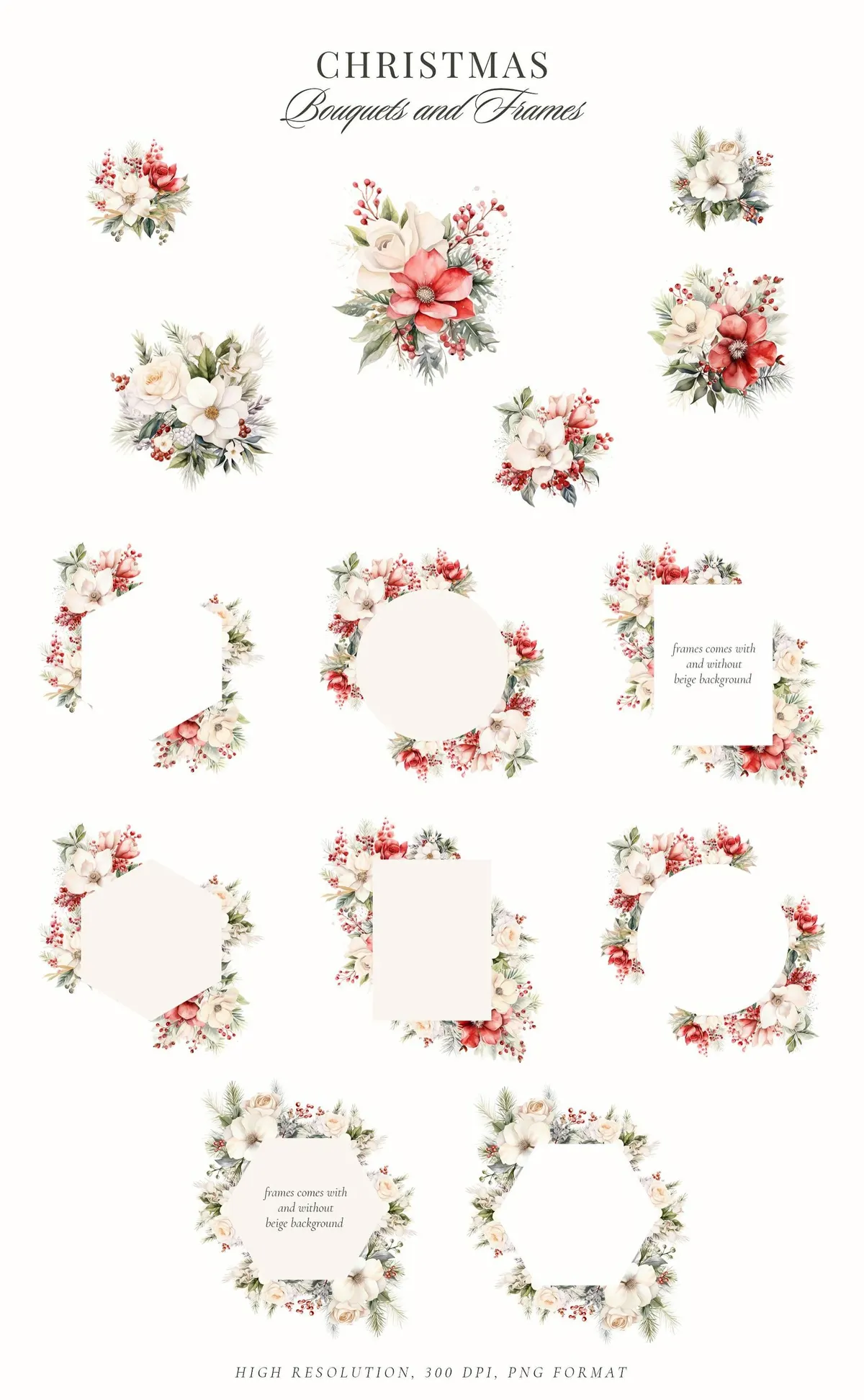 Christmas Watercolor Collection