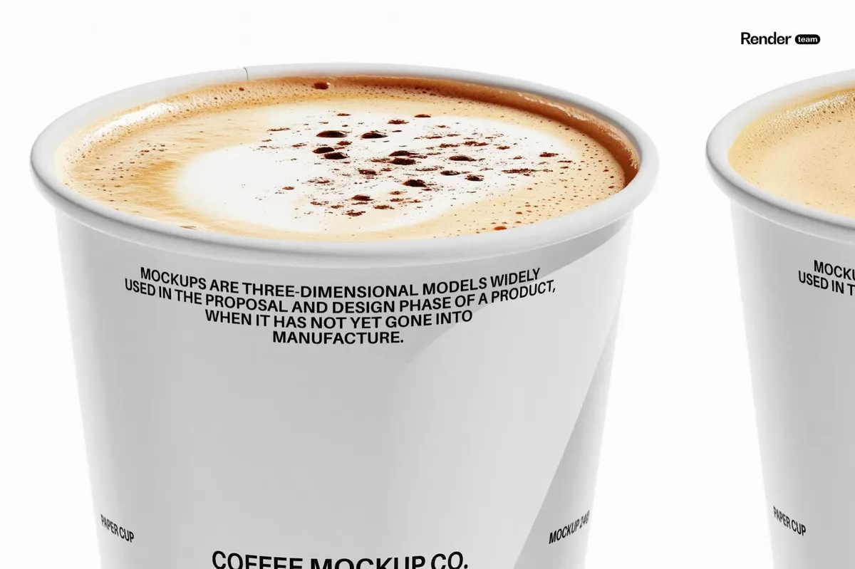 Paper Cup Mockup Set
