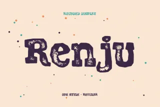 Renju Grunge-Style Font