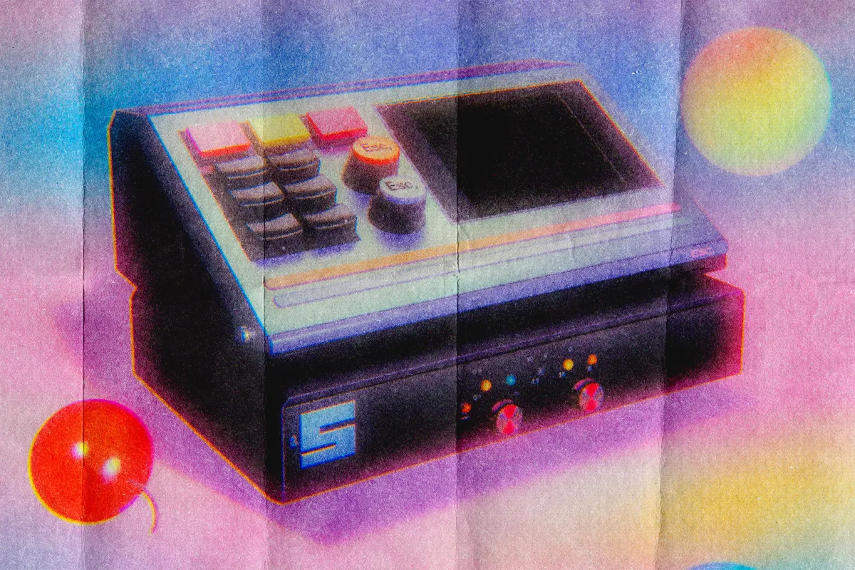 Retro Pastel Print Photo Effect