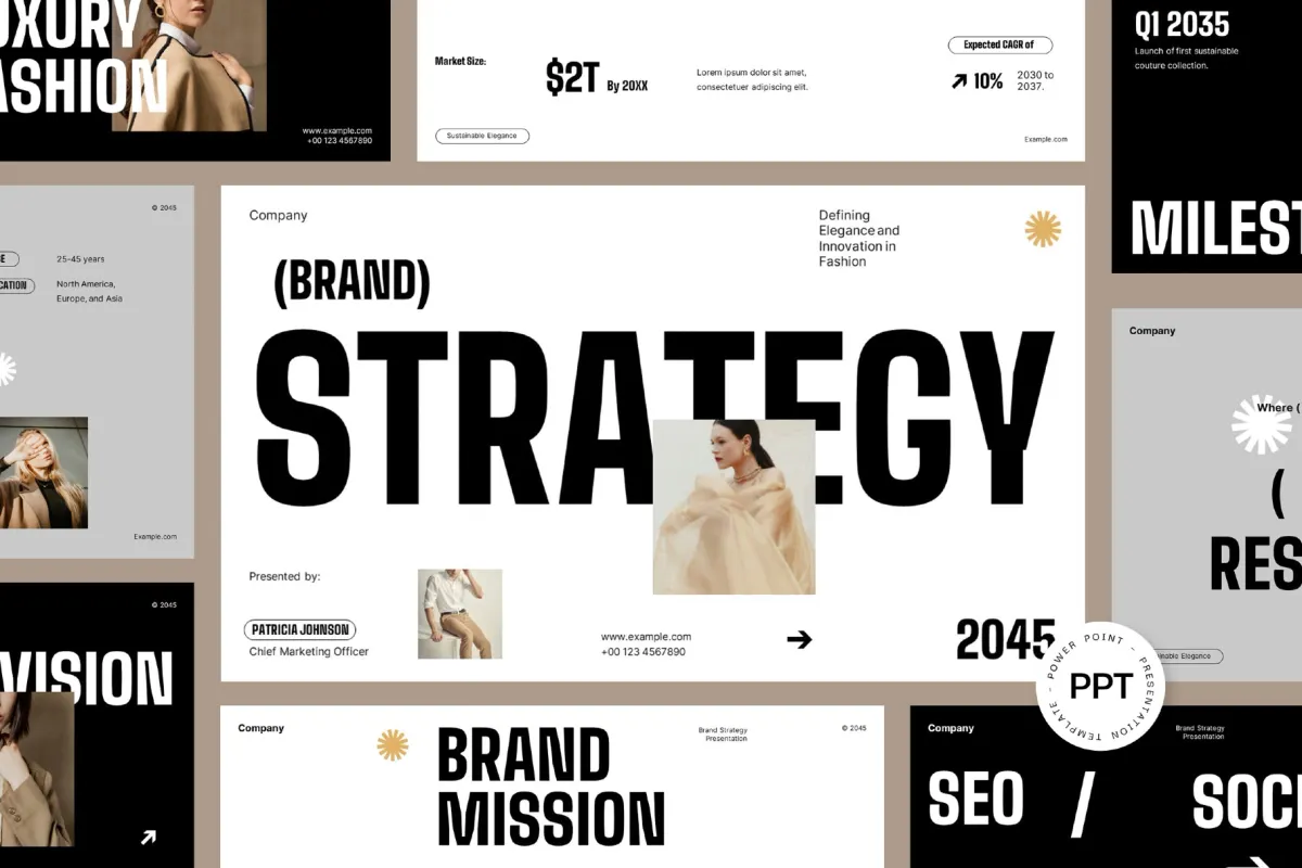 Brand Strategy Presentation Powerpoint Template