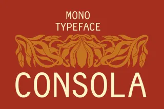 Consola Mono Typeface