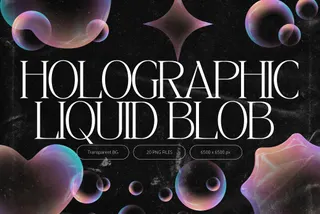 3D Holographic Blob Shapes