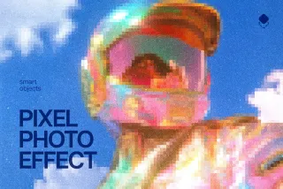 Pixel Photo Effect