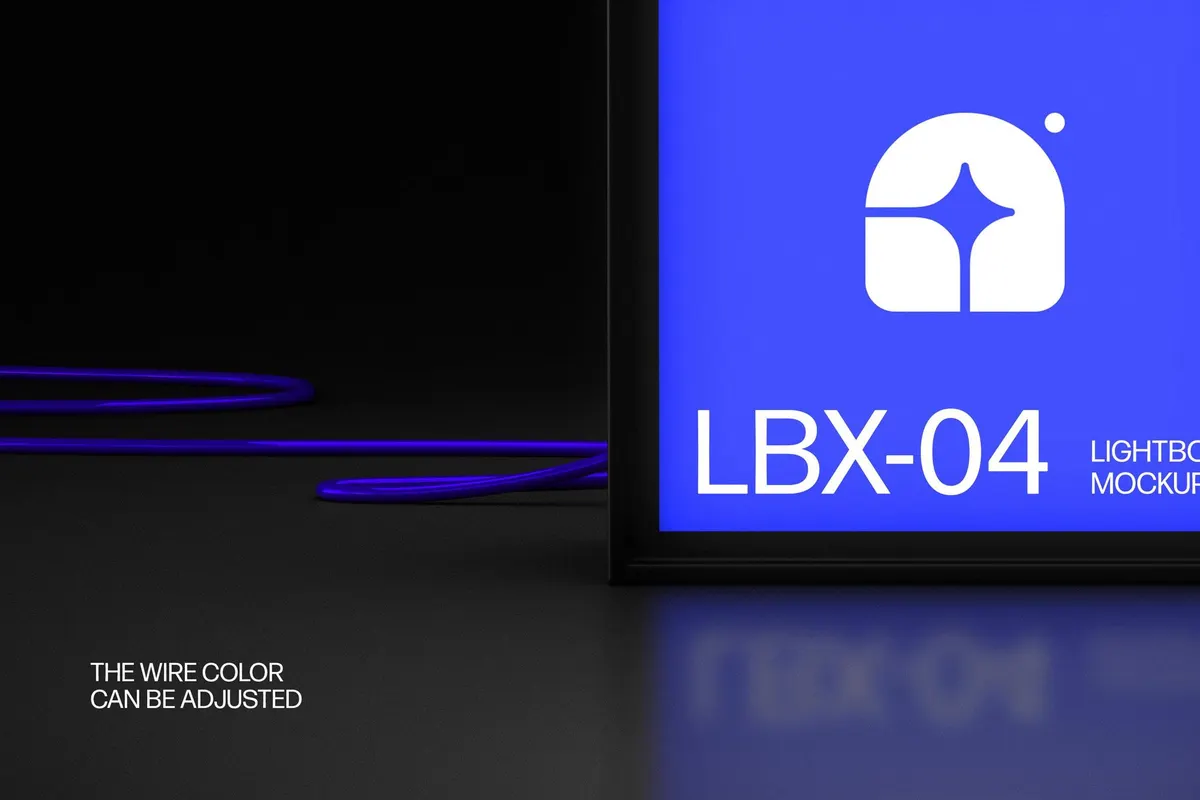 Original Lightbox Signage Mockup