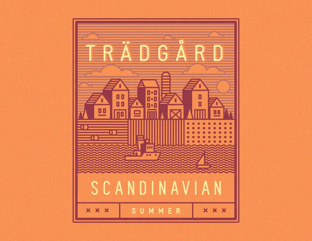Scandinavian Summer Vector Set