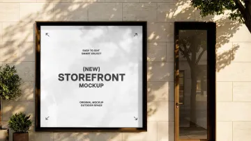 Square Storefront Mockup
