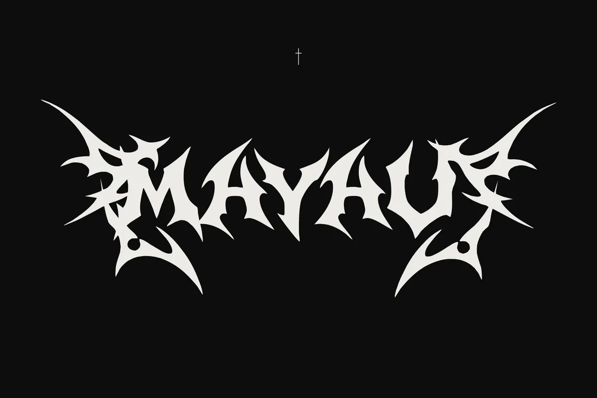 Mayau - Extreme Metal Gothic Display Font